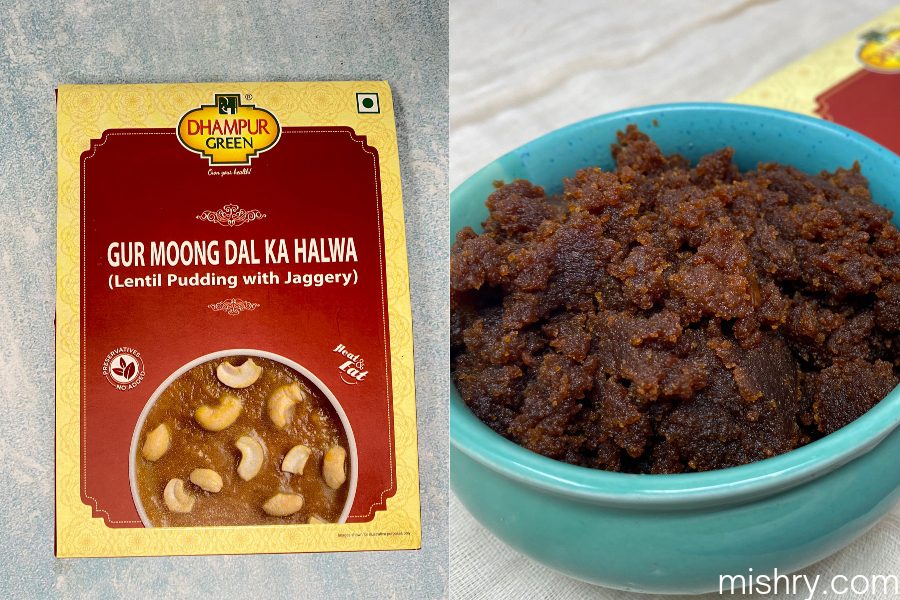 instant moong dal halwa DHAMPUR