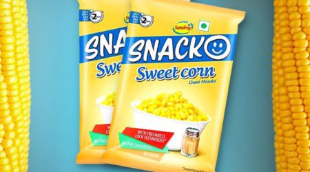 sundrop snacko chaat masala sweet corn review