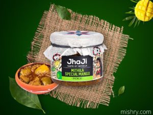jhaji mithila special mango pickle review
