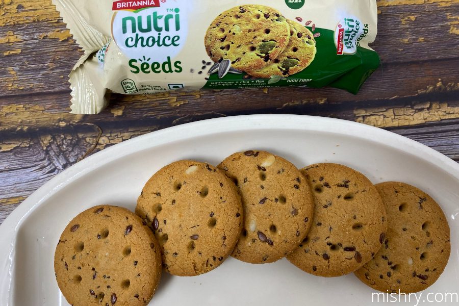 review in process of britannia nutrichoice seed biscuits