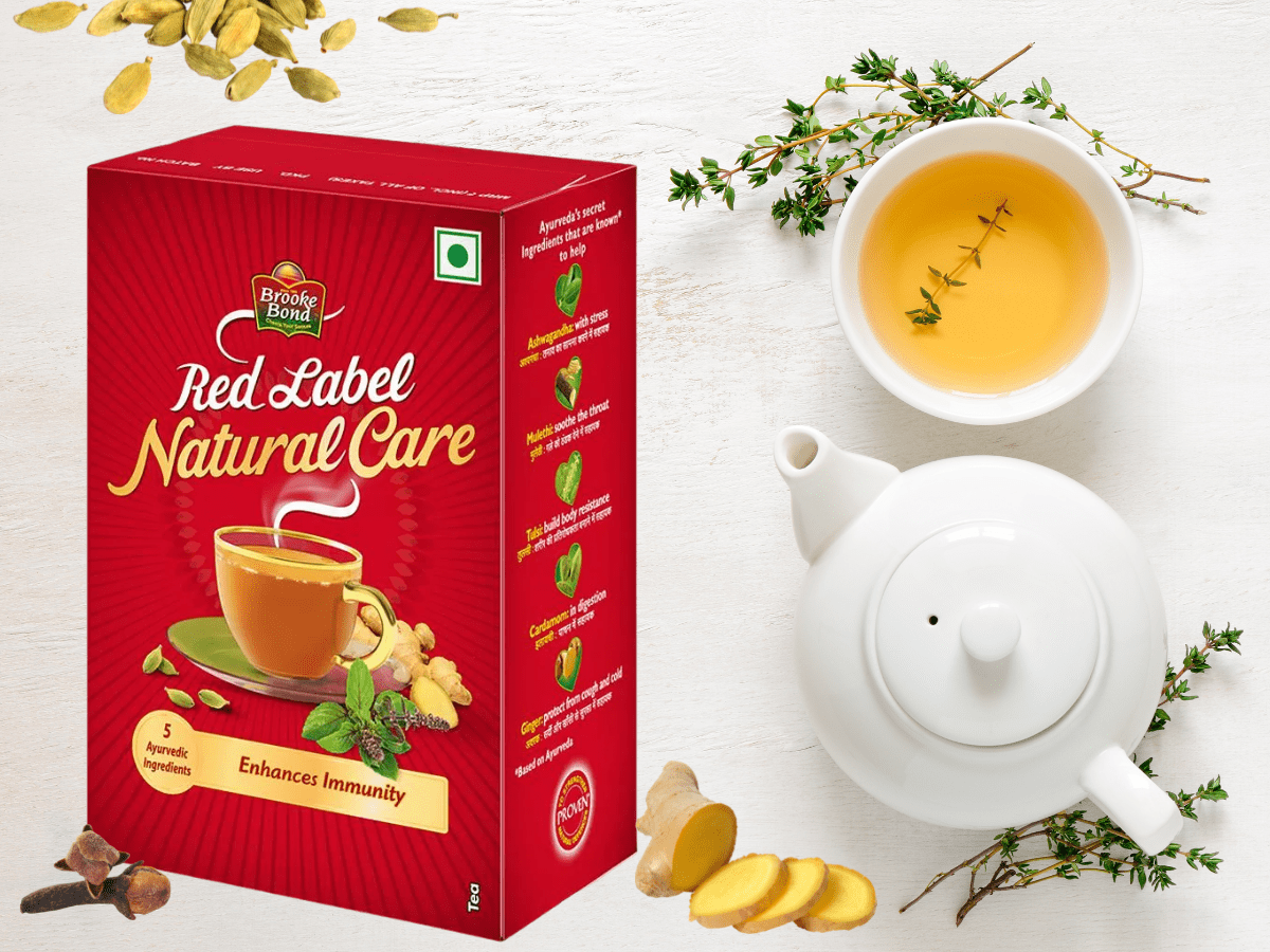 brooke bond red label natural care tea review