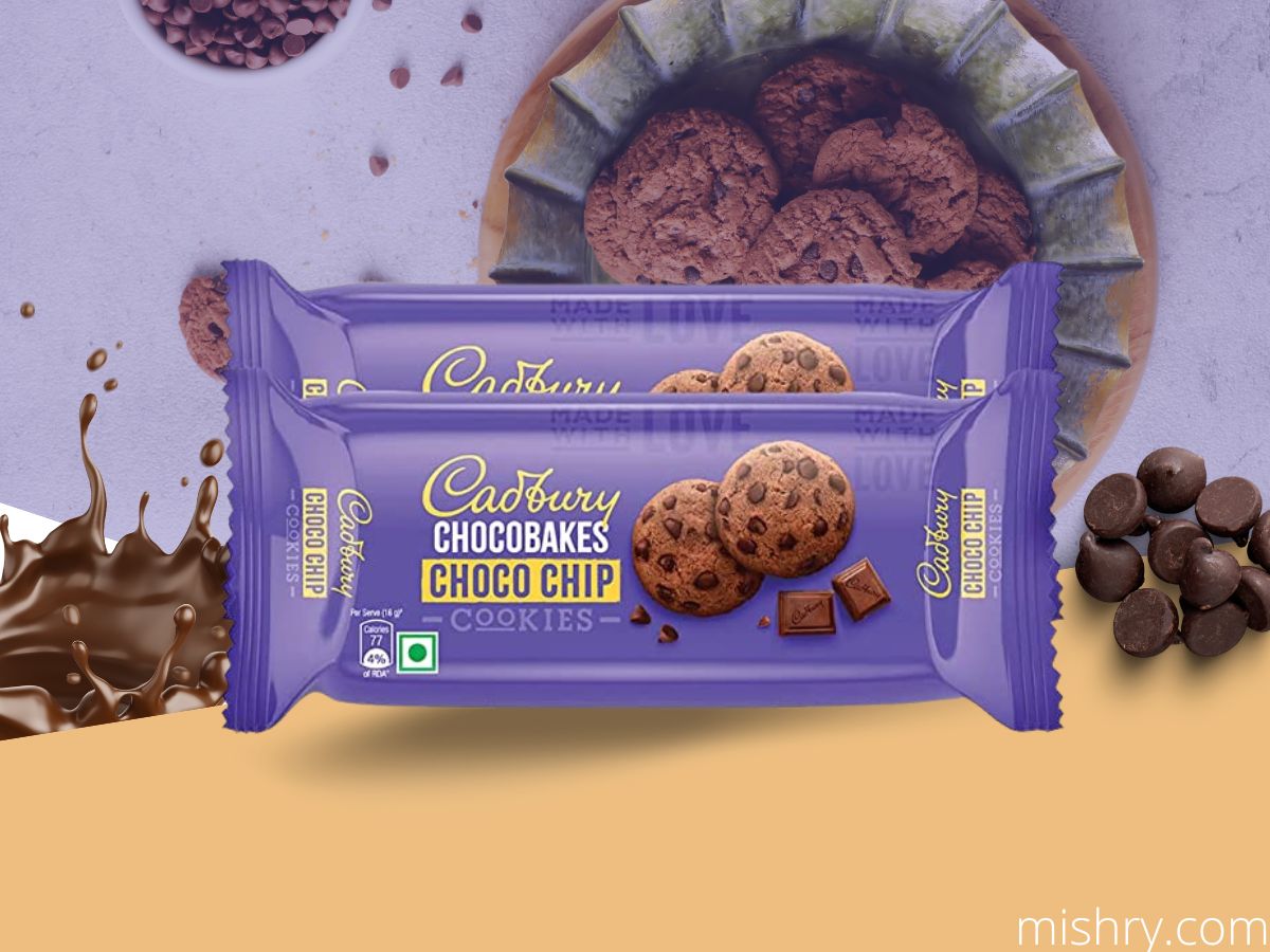 cadbury choco bakes choco chip cookies review
