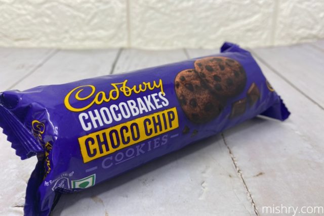 Cadbury Chocobakes Choco Chip Cookies Review - Mishry