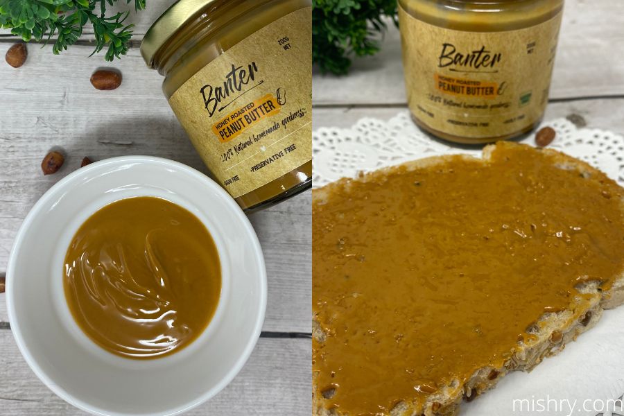 banter peanut butter honey roasted tasting