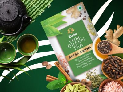 dabur vedic green tea detox kahwa