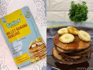timios instant millet banana pancake mix review