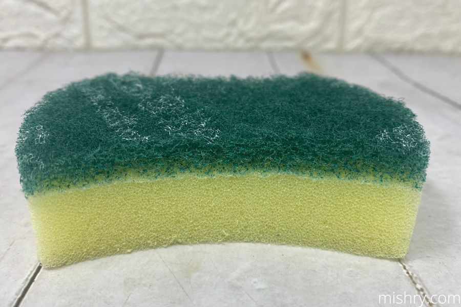 Essenc 1 Kitchen Dish Brush Vegetable Wash Sponge Utensil Scrubber Sink  Cutlery Cleaner