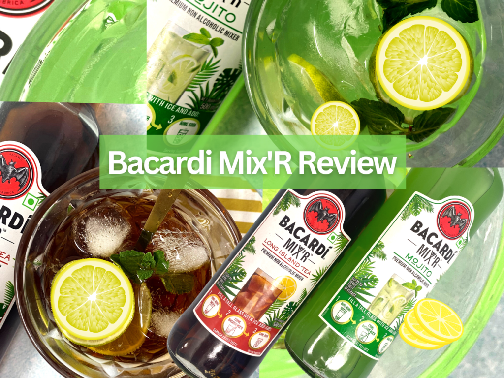 Bacardi MIX'R Alcoholic Mixer Review - Long Island & Mojito
