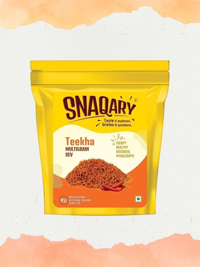 Snaqary Teekha Multigrain Sev: Keeps Check Of Calories and Cravings Both!