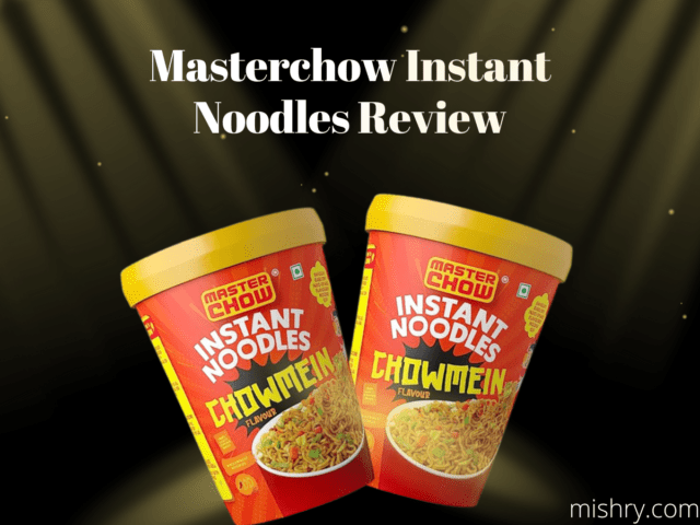 MasterChow Instant Chow Mein Cup Noodles Review - Mishry (2023)