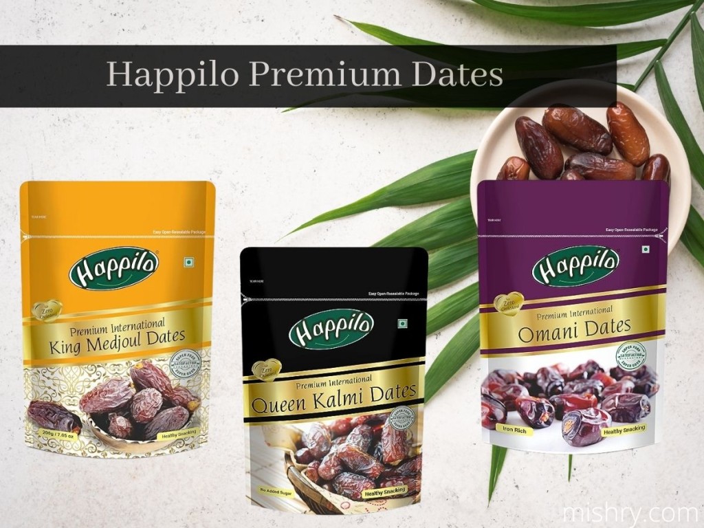 We Tried Three Variants Of Happilo Premium Dates