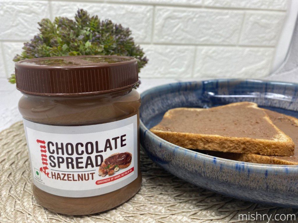 amul chocolate spread hazelnut review