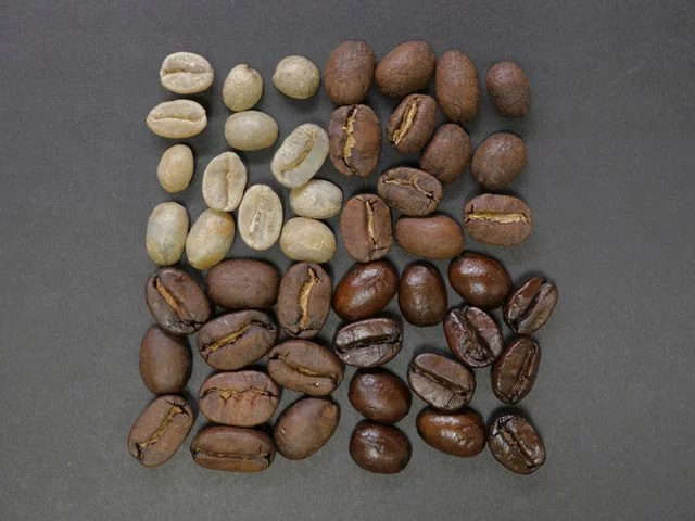 different shades of coffee