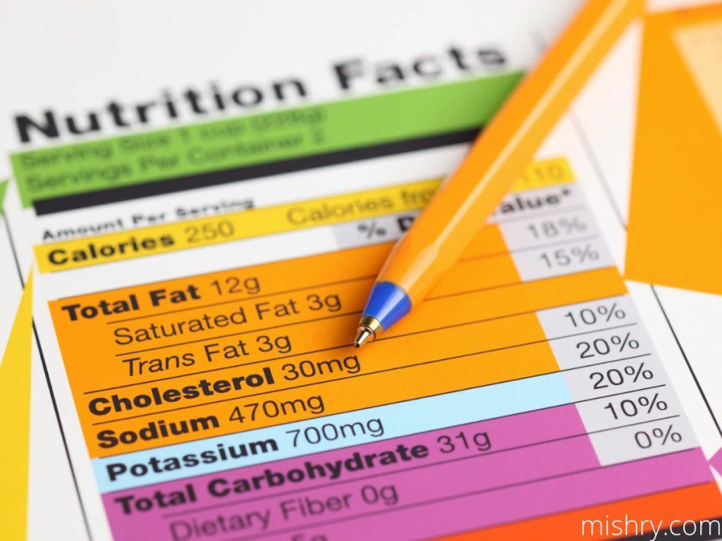 how to read nutrition label